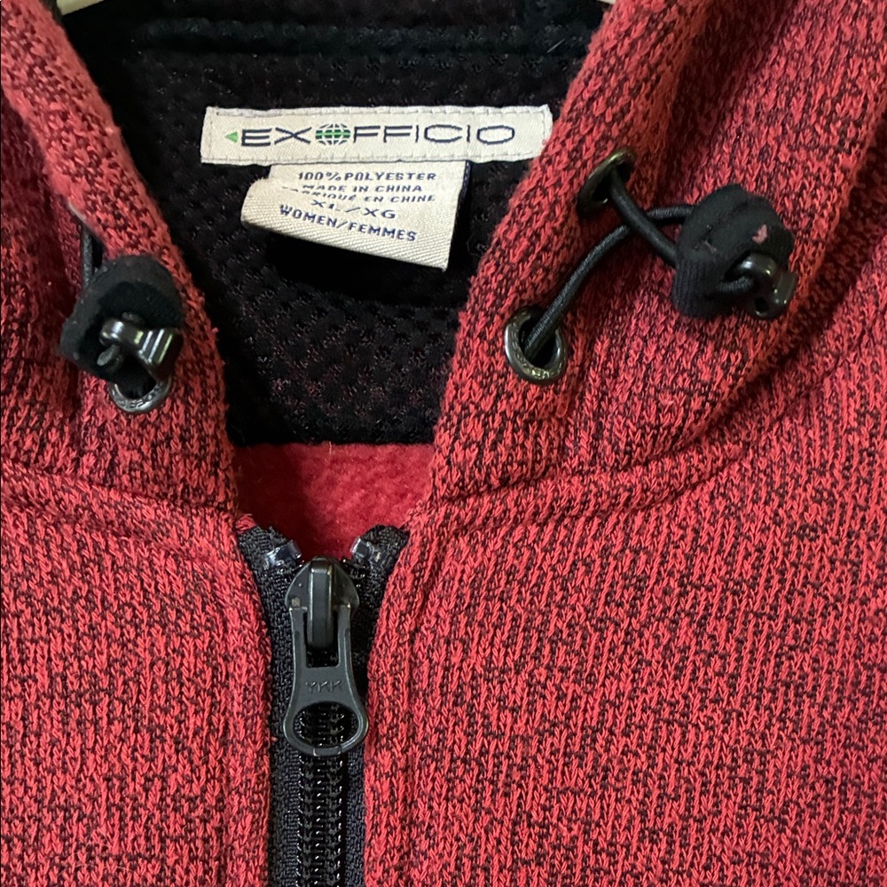Exofficio Women's Utility Jacket - Black and Red - Picture 3 of 7